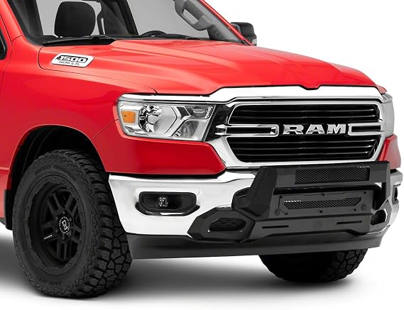 Barricade HD Stubby Front Bumper | Heavy-Duty Off-Road Protection | Full Front Bumper | Easy to Install | Compatible with 2019-2024 RAM 1500 (Excludes Rebel, EcoDiesel & TRX)
