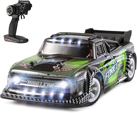 Fast RC Rally Car 1/28 Scale 2.4G 4WD 30KM/H High Speed RC Race Car RC Sport Racing Drift Car 2.4G All-Terrain Shock-Absorbing Rechargeable Truck for Adults Gifts