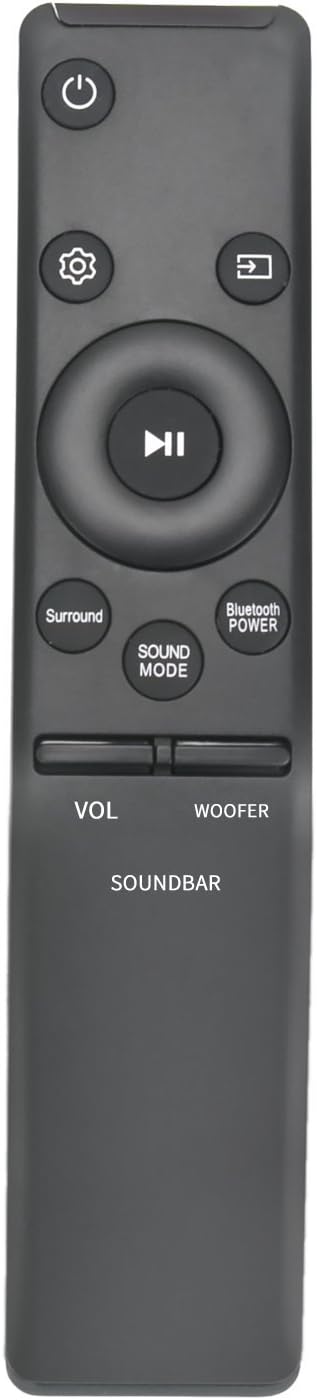 AH59-02758A Replace Remote fit for Samsung Soundbar HW-M450 HW-M4500 | HW-M4501 HW-M550 HW-M430 HW-M360 HW-M370 HW-M370/ZA HW-M450/ZA HW-M4500/ZA HW-M4501/ZA HW-M550/ZA HW-M430/ZA HW-M360/ZA