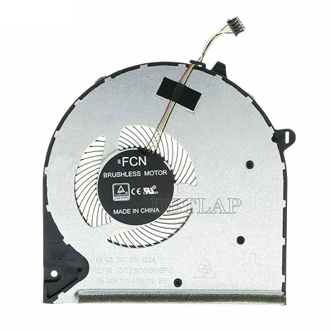 Fan Compatible for HP Pavilion 15-DU 15-DW 15s-du 15-DW0043DX 15s-du0096tu 15s-du0002TX Series L52034-001 DC28000N6F0 FCC2 DFS5K12114464N FLG0 Fan