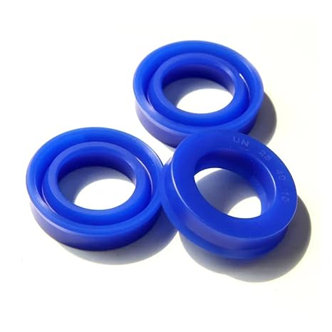 Hardware Fittings UN Radial Shaft Hydraulic Seal ID 8-19MM Polyurethane Piston Shaft Piston Rod PU Single Lip U-Shaped Cup Oil Seal Seal Washer(12.5x22.5x8(5pcs))