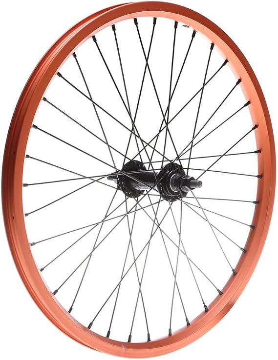 Framed Attack LTD Front Double Wall BMX Wheel 3/8in - Orange, 20in x 18.5mm
