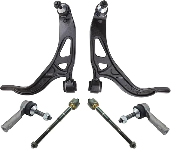Front Steering & Suspension Kit Control Arm with Ball Joint Tie Rod