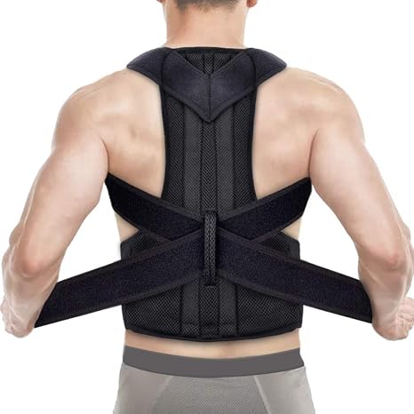 Back Posture Corrector Spinal Support Adjustable Straight Back For Men Women Shoulder Lumbar Brace Teenager Hunchback Breathable (Size : 4XL)