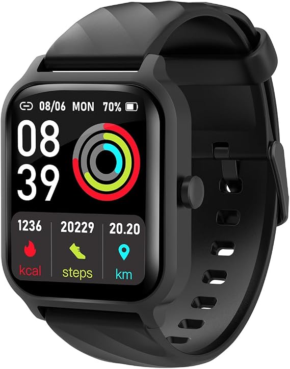 Loluka Smart Watches for Men Women 1.83" Screen Make Answer Calls Message Reminder Heart Rate Monitor 100+ Sport Modes Fitness Watch Exercise Data Monitor Distance Calories Steps