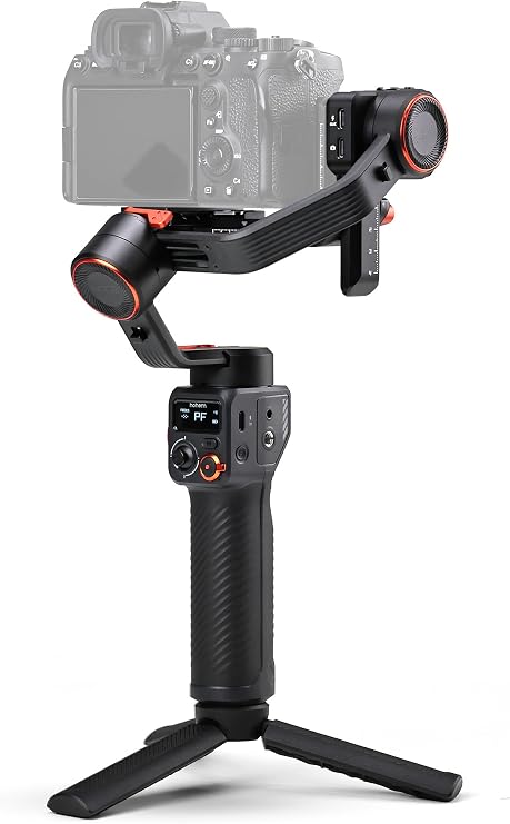 hohem iSteady MT2 Kit, 3 Axis Camera Stabilizer with AI Tracker Fill Light