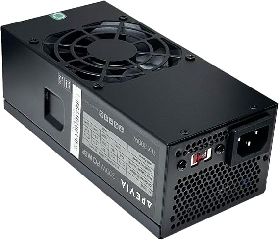 Apevia TFX-AP300W 300W TFX Power Supply, 80mm Fan, All PSU Protections