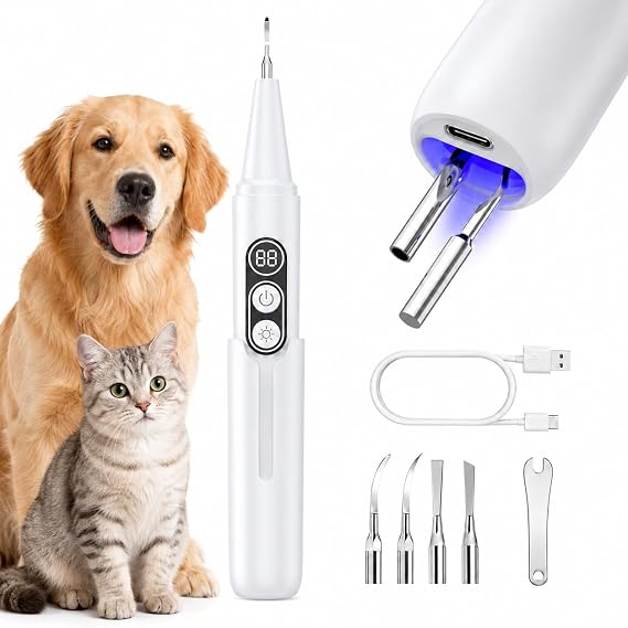 Dog Plaque Remover with UV Sanitizing Chamber,6 Modes,Waterproof