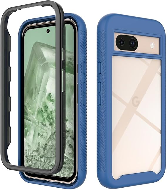 Compatible with Google Pixel 8a Case,Anti-Fall and Shock-Absorbing Protective Cover Compatible with Google Pixel 8a 5G GKV4X G6GPR G8HHN G576D Case Blue