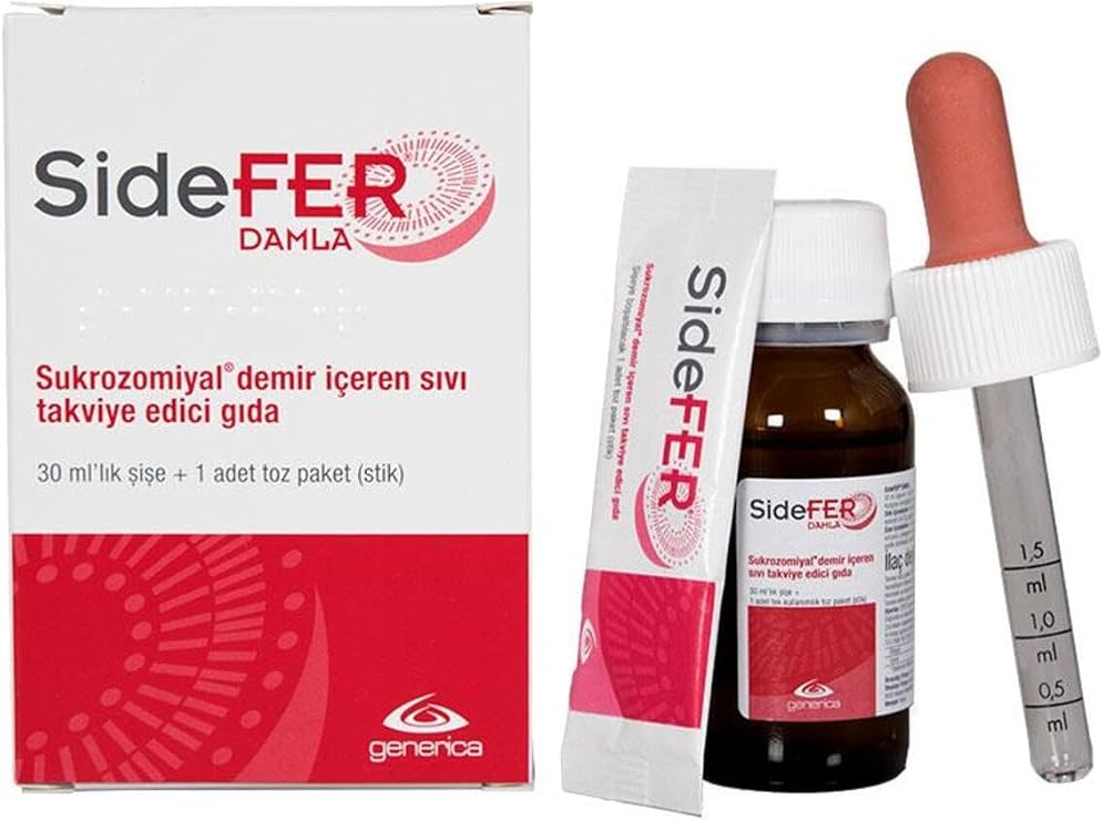Sidefer Damla Takviye Edici Gıda 30ml Şişe + 1 Adet Toz 109231-1-5