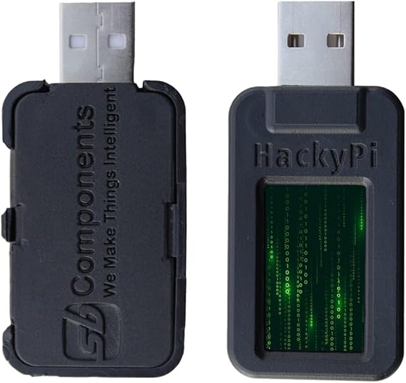 SB Components HackyPi USB Ethical Hacking and Coding Board | RP2040 Dual-Core | Python and C Programmable | 1.14 Inch TFT Display | MicroSD | Works with Windows 10/11 Mac and Linux