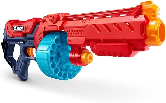 ZURU XSHOT 36270 Excel Turbo Fire with 48 Darts, Blaster Toy, Target Guard, Sponge Darts, Authentic