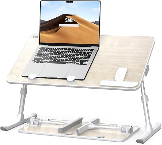 Laptop Desk for Bed, SAIJI Lap Desks Bed Trays for Eating Writing