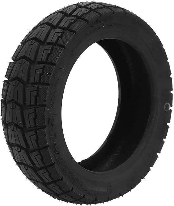 Electric Scooter Tire, 10x2.75-6.5 Rubber Non Slip Electric Scooter Vacuum Tyre Replacement Wheel