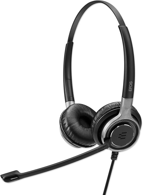 EPOS Impact SC 665 USB - Professional Double-Sided Headset with 3.5mm Jack and Detachable USB Cable, Microsoft Teams Certified