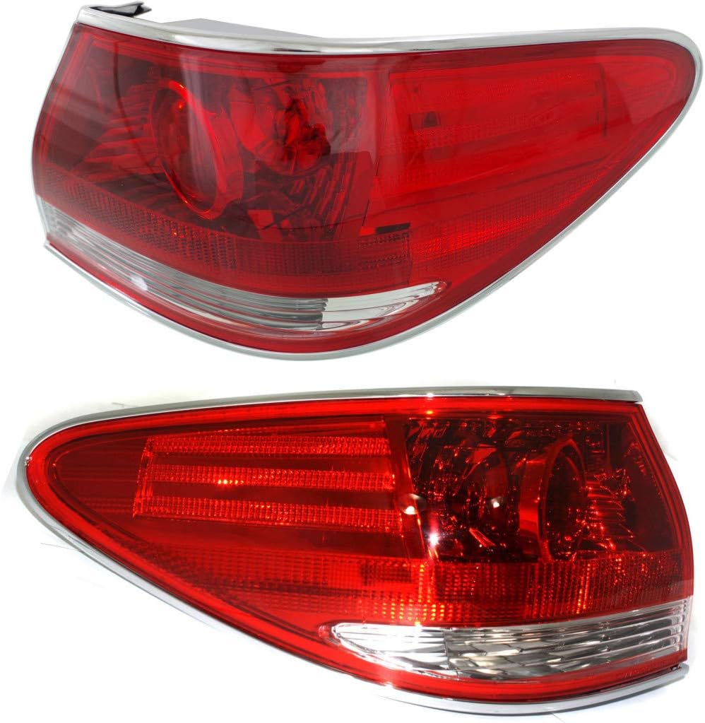 For Lexus ES330 2004 2005 2006 Tail Light Unit Pair Driver and Passenger Side | Replacement For LX2818106  LX2819106 | 8155133430  8156133430