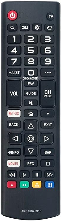 AKB75675313 Remote Control Compatible with All LG Smart TVs