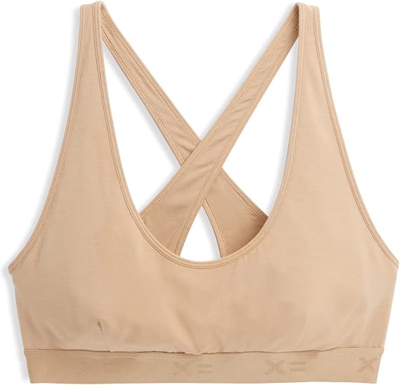 TomboyX All Day Bralette for Women, Modal Blend, Racerback Wireless Bras, Medium Impact with Adjustable Straps and No Padding