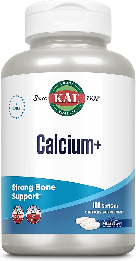KAL Calcium Plus Tablets, 1000 mg, 100 Count