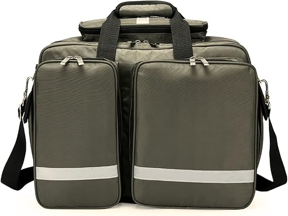 First Aid Backpack Bag Empty Emergency Responder Trauma, Professional Large(Army Green)
