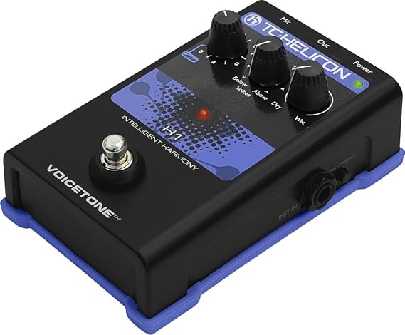TC Helicon VOICETONE H1 Single-Button Stompbox for Realistic Guitar Controlled Vocal Harmony