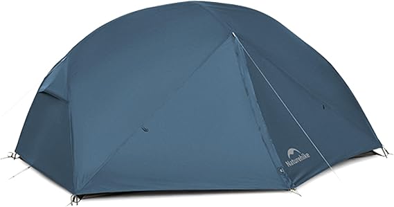 Naturehike Mongar Pro/Base Camping Tent, 1-3 Person Ultralight Backpacking Tent, PU3000mm, 20D Nylon 4 Season Waterproof, Mongar 2 Person UL Hiking Tent for Bike, Travel, Camp
