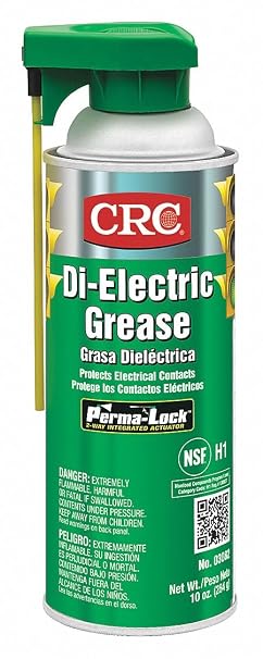 CRC Food Grade Dielectric Grease - NSF H1 Non-Curing Silicone Spray - 10 oz
