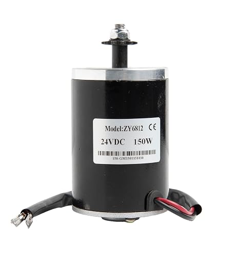 Hi-Gear 150W Watt 24V Volt DC Brush Electric Motor #25 Chain 11T Sprocket Unite ZY6812 f Razor Scooter DIY Kids Kart 150-GM150115 Works with 24V by Alfa Wheels (150W 11T Sprocket)