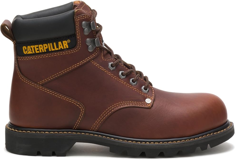 Cat Footwear Men's Second Shift Steel Toe Work Boot, tan
