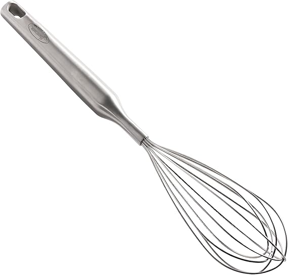 Newness Wire Whisk, 304 Stainless Steel Ballon Whisk Blender for Bread, Cakes, Sauces, Egg and More, Home & Kitchen Utensil for Blending, Whisking, Beating & Stirring, 12.2 Inches