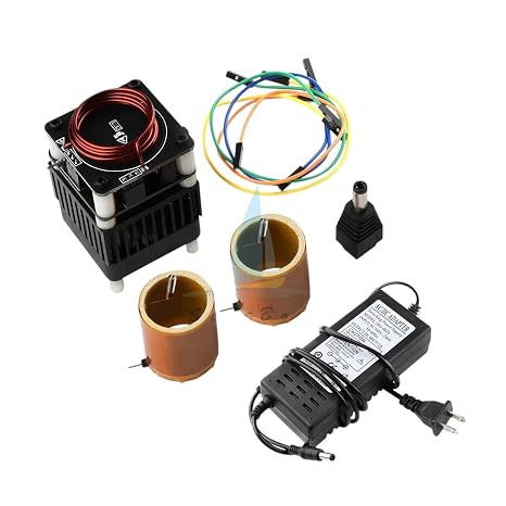 High Frequency TesIia COriI HFSSTC Electronic Candle Plasnna Flame Run 10 Minutes with AC/DC Adaptier Switching Povver Suppli Replacement for OEM