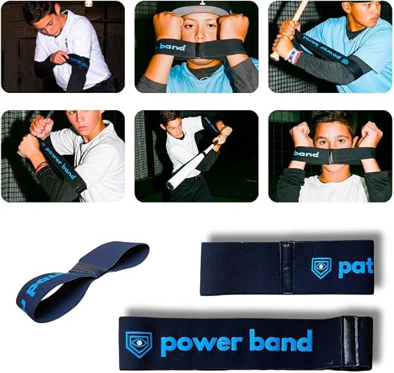 Applied Vision Sports Swing Bands Baseball/Softball Swing Trainer Aid - Equipment for Batting and Hitting
