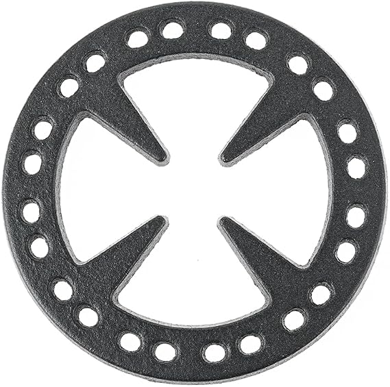Aupoko Wok Ring for Gas Stove 5.04 Inch Cast Iron Heat Diffuser Wok Stand