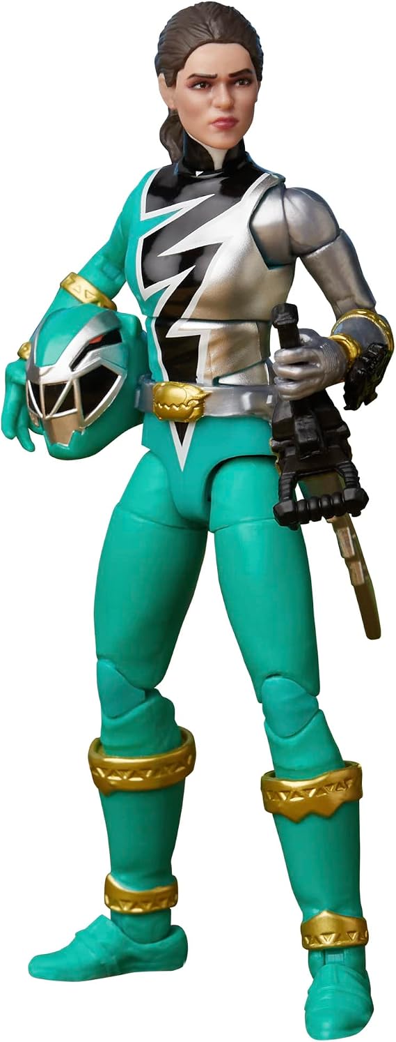 Power Rangers Lightning Collection Dino Fury Green Ranger 6-inch Scale Action Figure, Toys and Action Figures for Kids Ages 4 and Up
