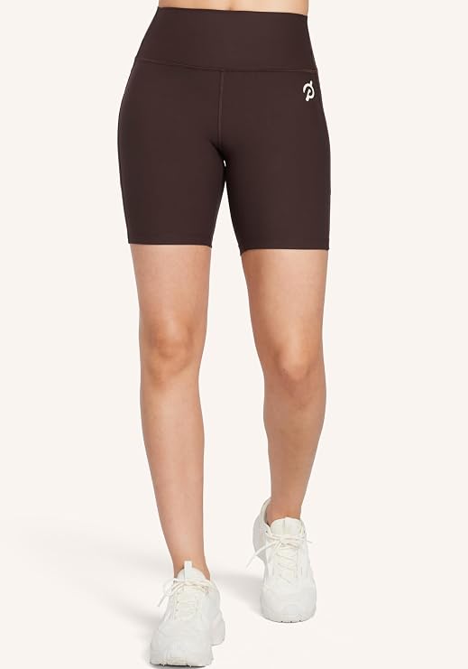 Peloton Women's Cadent 7" High-Rise Pocket Biker Shorts, Workout Shorts, Gym Shorts