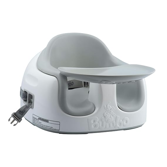 Bumbo 3-in-1 Portable Infant Multi-Seat with Tray, 6 to 36 Months, Monsoon | All-in-One Travel, Feeding, and Play - Floor Seat, Booster Seat and High Chair for Baby and Toddler Dining & Activity