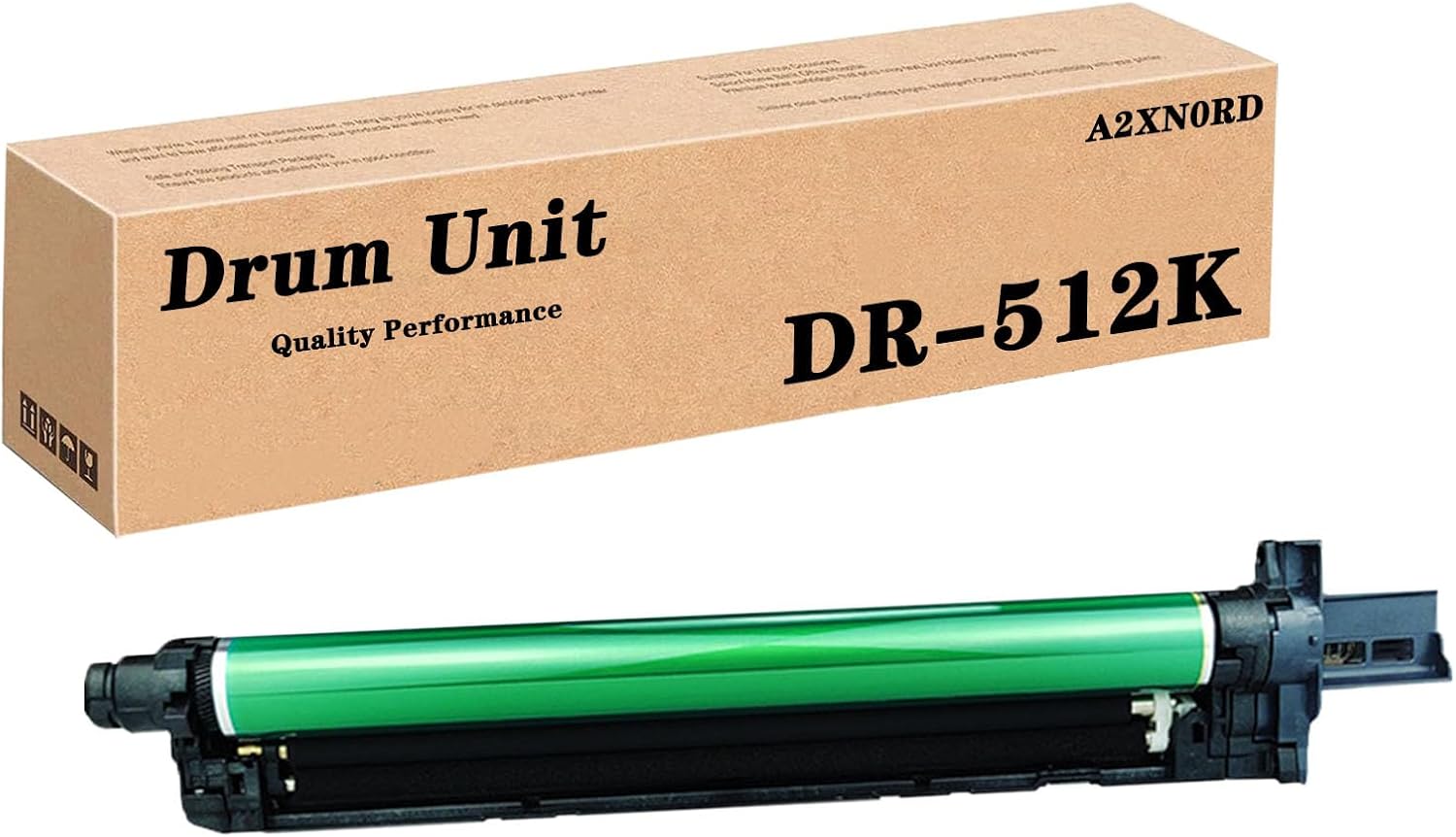 QUNINE Compatible DR-512K A2XN0RD DR-512C A2XN0TD Drum Unit for Konica Minolta Bizhub C224 C224e C284 C284e C364 C364e C454 C454e C554 C554e Printer, High Yield 80,000P Black