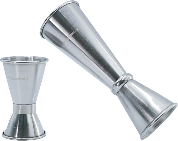 cocktail jigger,double-sided jigs made of stainless steel, 2 oz & 1 oz and 1/2 oz & 1 oz Precise Bartender Tool for Cocktail Shaker Sets,jigger for bartending, Home Bars & Mixology