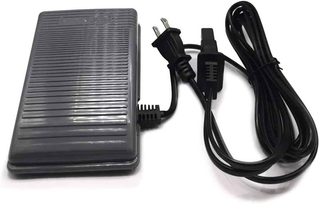 YICBOR Foot Speed Control Pedal+Cord for Brother LX3817 XL3500 XL5010 634D 929D 760DE 1034D #J00360051