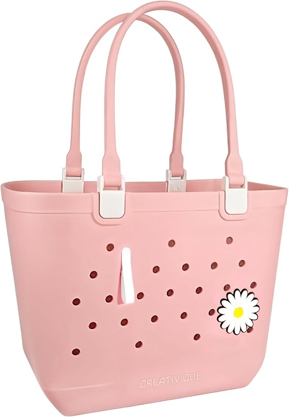 Extra Large Rubber Tote Bag for Beach, Pool, Boat. Waterproof, Lightweight- Parent