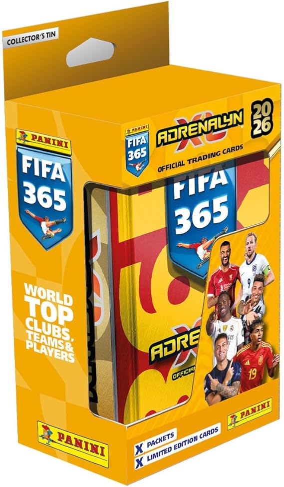 Panini FIFA 365 Adrenalyn XL 2026 Ticaret Kartları (Classic Tin)