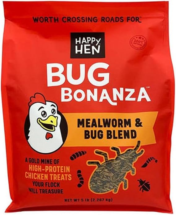 Happy Hen Treats Bug Bonanza Mealworm 5 Lb