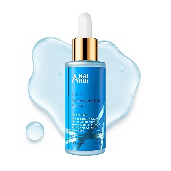ANAI RUI GHK-Cu Copper Peptide Face Serum, Value Size, 1.69 Fl Oz