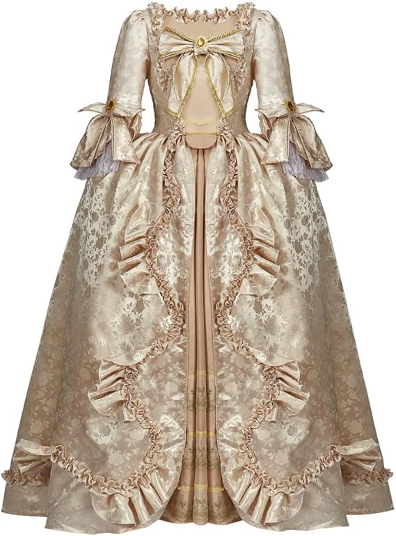 Court Rococo Baroque Marie Antoinette Ball Dresses 18th Century Georgian Era Costumes Dress Victorian Ball Gown