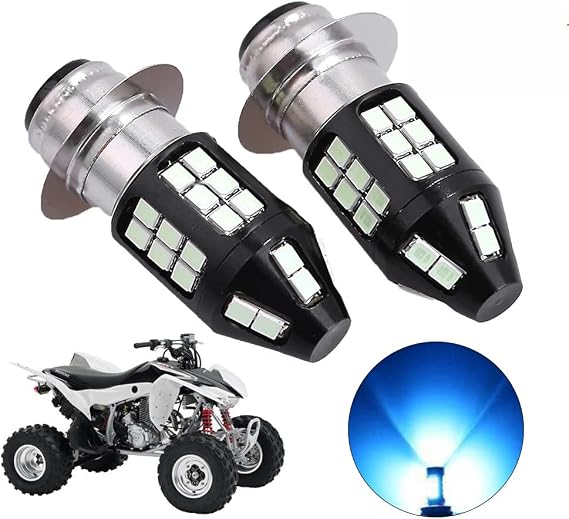 Saihisday 8000K Ice Blue light Bulbs Replacement for ATV Honda TRX Kawasaki Bayou Suzuki LT300 Yamaha Grizzly and More (Pack of 2)
