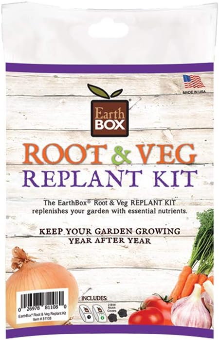 EarthBOX 81108 Replant Kit, Root & Veg, White