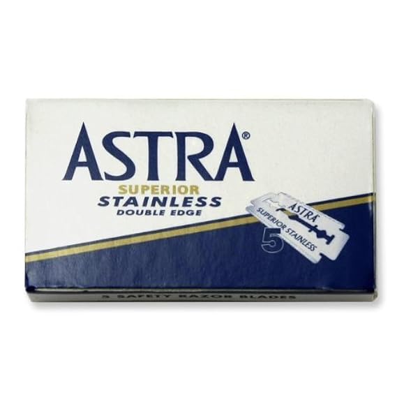 Astra - Blue Superior Stainless Double Edge Razor Blades