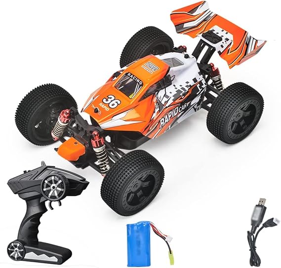 Remote Control Car, Brushless Racing RC Cars, 1:16 Scale Fast RC Cars High Speed 50 KM/H Rock Crawler RC Truck 4X4 Monster Vehicle Trucks, 4WD Off-Road Buggy