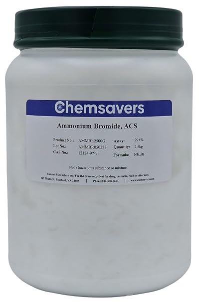 Ammonium Bromide, ACS, 99+%, 2.5kg
