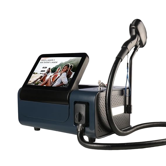 Professional Hair Removal Machine,3 Wavelength Permanent Hair Removal Device with Ice Cooling Body Painless for Face Legs for Women & Men
